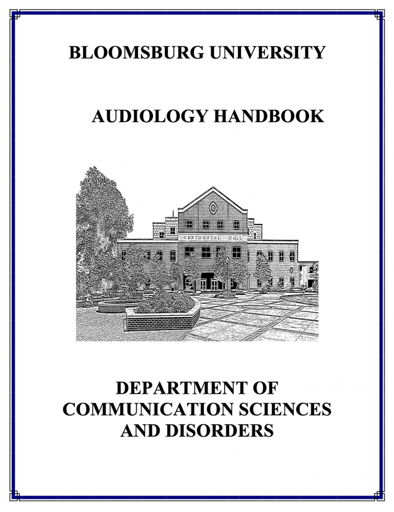 Audiology Doctorate Student Handbook