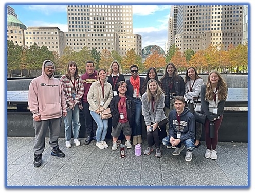 SAM students: 9/11 Memorial Reflecting Pools