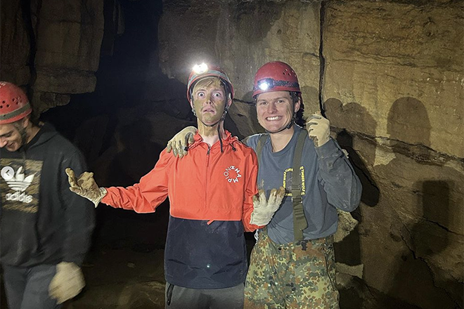 Caving with Quest