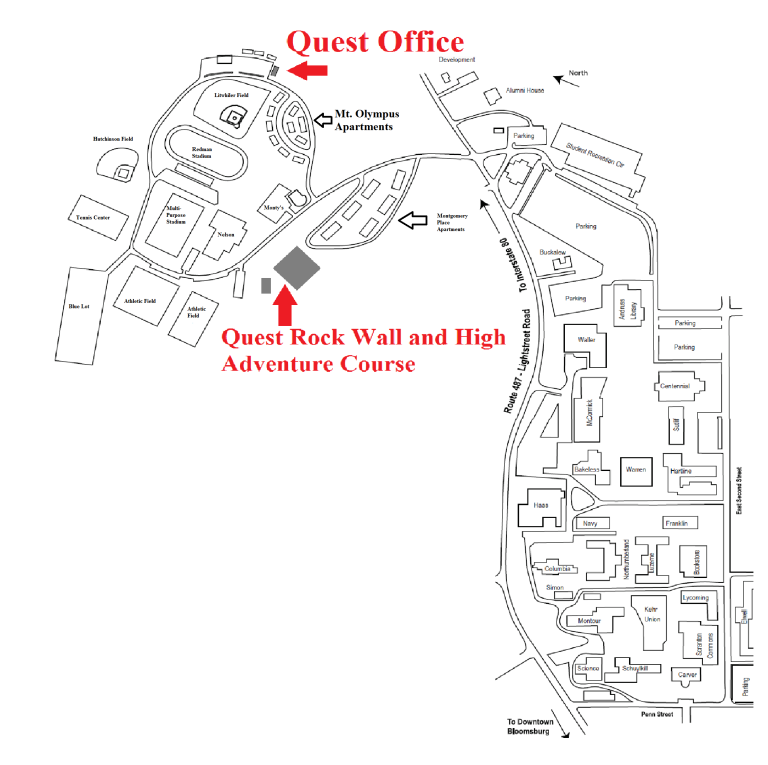 Quest Location Map