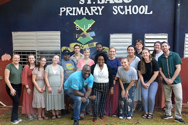 Health professions students discover Jamaican service trip rewarding on many levels