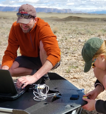 Drone research being conducted in the Utah desert