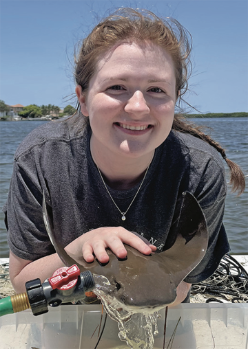 Bloomsburg grad interns with marine research academy