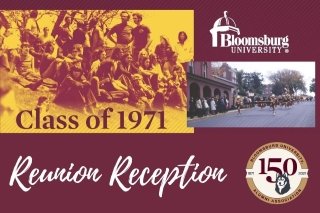 postcard for the Class of 1971 Reunion Reception