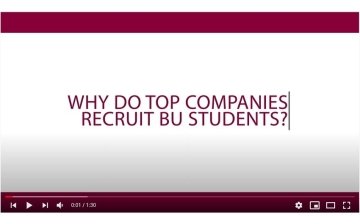Why top companies recruit BU students