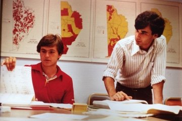 Ed Coar '78 at his first job with the Wayne County Planning Office