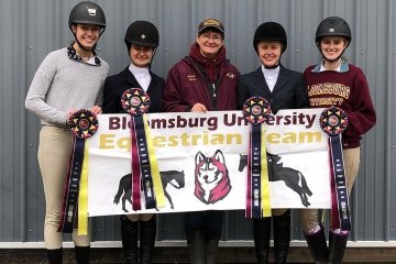 Bloomsburg University Equestrian Team wins awards