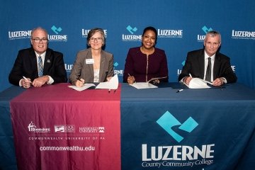 Luzerne County Community College Signing