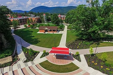 Lock Haven aerial view