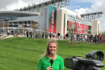 Alumna has dream experience at Super Bowl LI