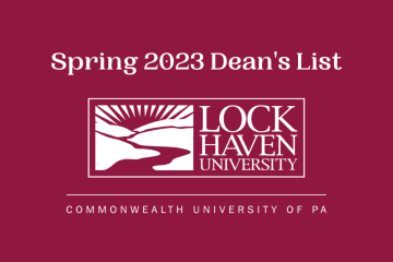 CU - Lock Haven Dean's List Header