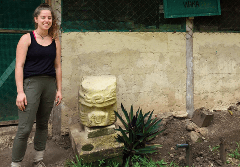 Anthropology major spends summer excavating an ancient Maya household in Guatemala