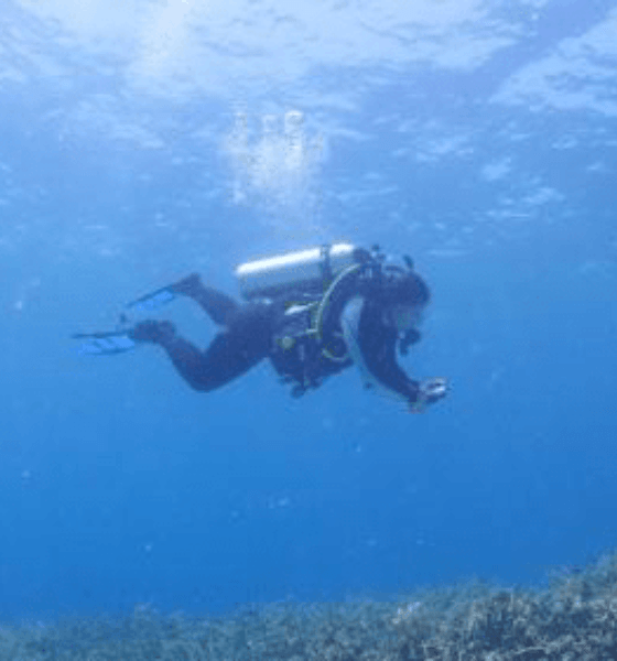 MS Biology Student SCUBA Diving
