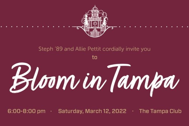 Bloom in Tampa Event 